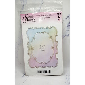 Elegant Scrollwork Sweet Stamps Unmounted Rubber Frame Stamp